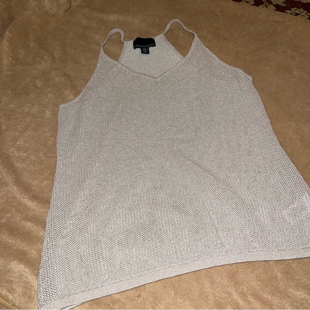 Cynthia Rowley Cream Women's Sweater Tank